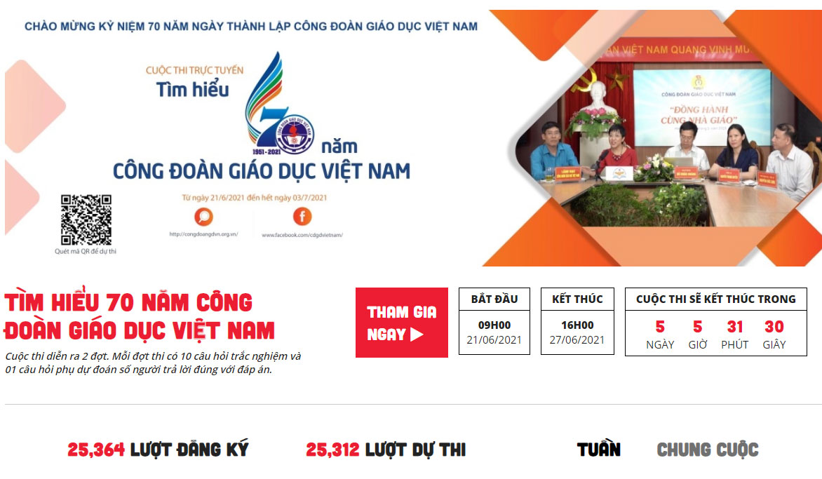 “Tìm hiểu 70 năm Công đoàn Giáo dục Việt Nam”