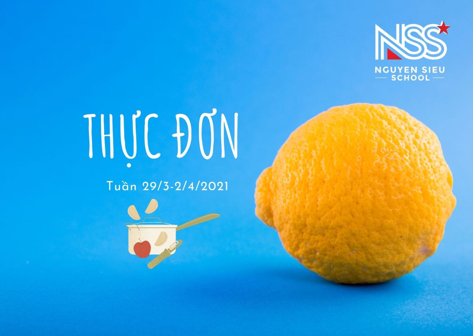 Thực đơn Tuần 29/3-2/4/2021