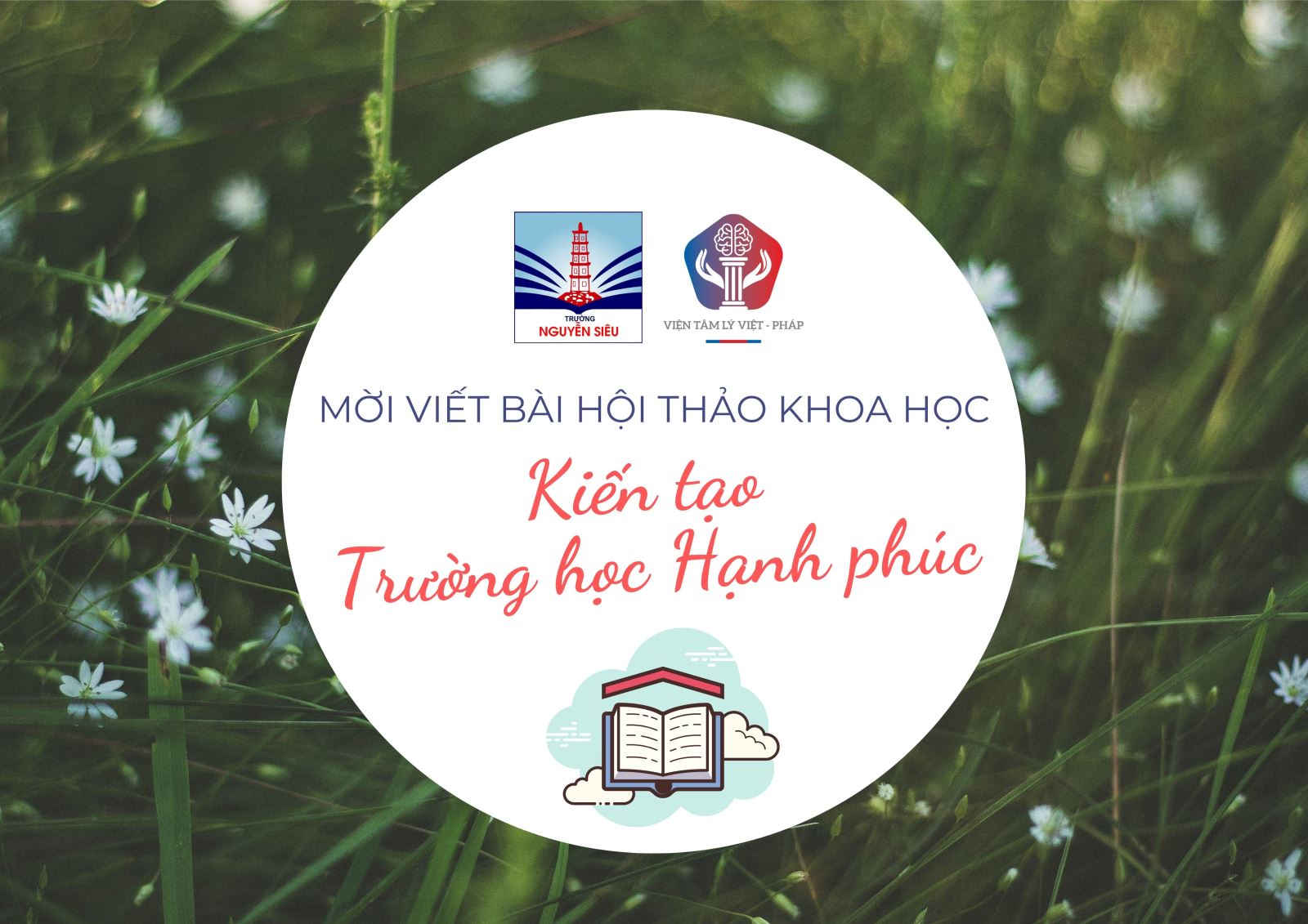 Mời viết bài tham gia Hội thảo khoa học "Kiến tạo Trường học Hạnh phúc"