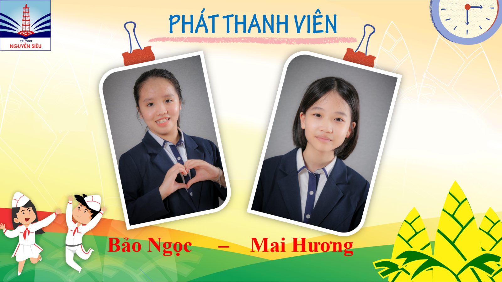 Phát thanh Măng non chào mừng sinh nhật mái trường tuổi 30