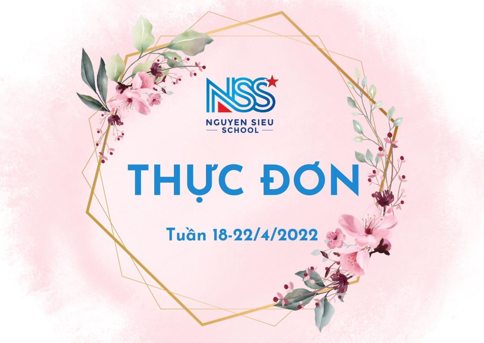 Thực đơn Tuần 18-22/4/2022