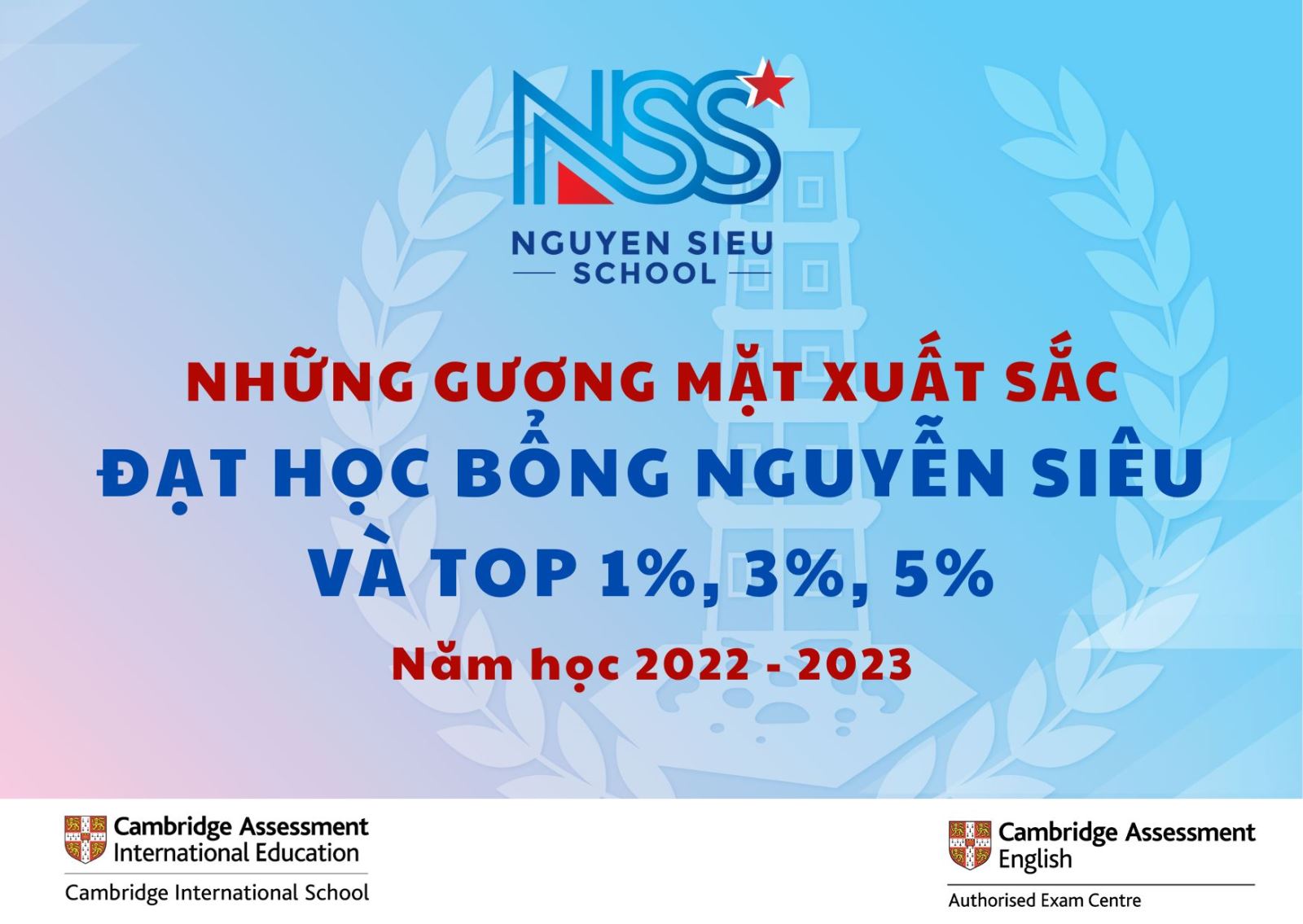 Vinh danh học sinh xuất sắc năm học 2022-2023