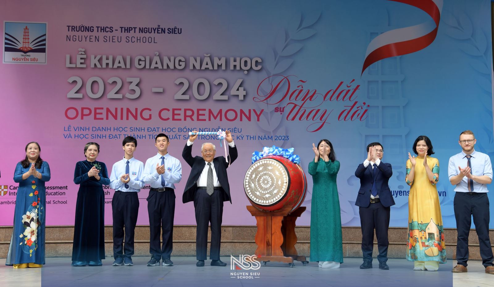 KHAI GIẢNG NĂM HỌC 2023-2024, NGUYỄN SIÊU THÊM MỘT DẤU MỐC TỰ HÀO