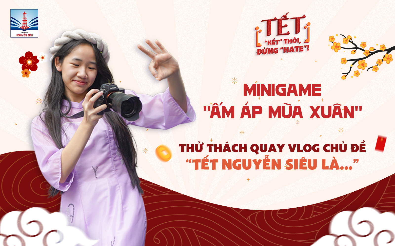 THỬ THÁCH QUAY VLOG “TẾT NGUYỄN SIÊU LÀ…” -  MINIGAME TẾT CHO NS-ERS MÊ SÁNG TẠO