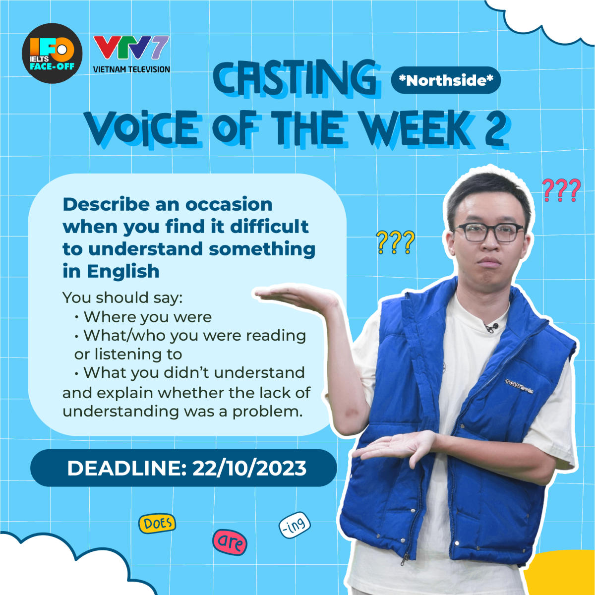 [IELTS FACE-OFF] VOICE OF THE WEEK - PHÁ BỎ RÀO CẢN NGẠI NÓI TIẾNG ANH