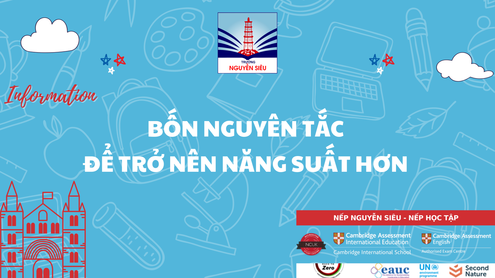 Nếp Học tập: Bốn nguyên tắc để trở nên năng suất hơn