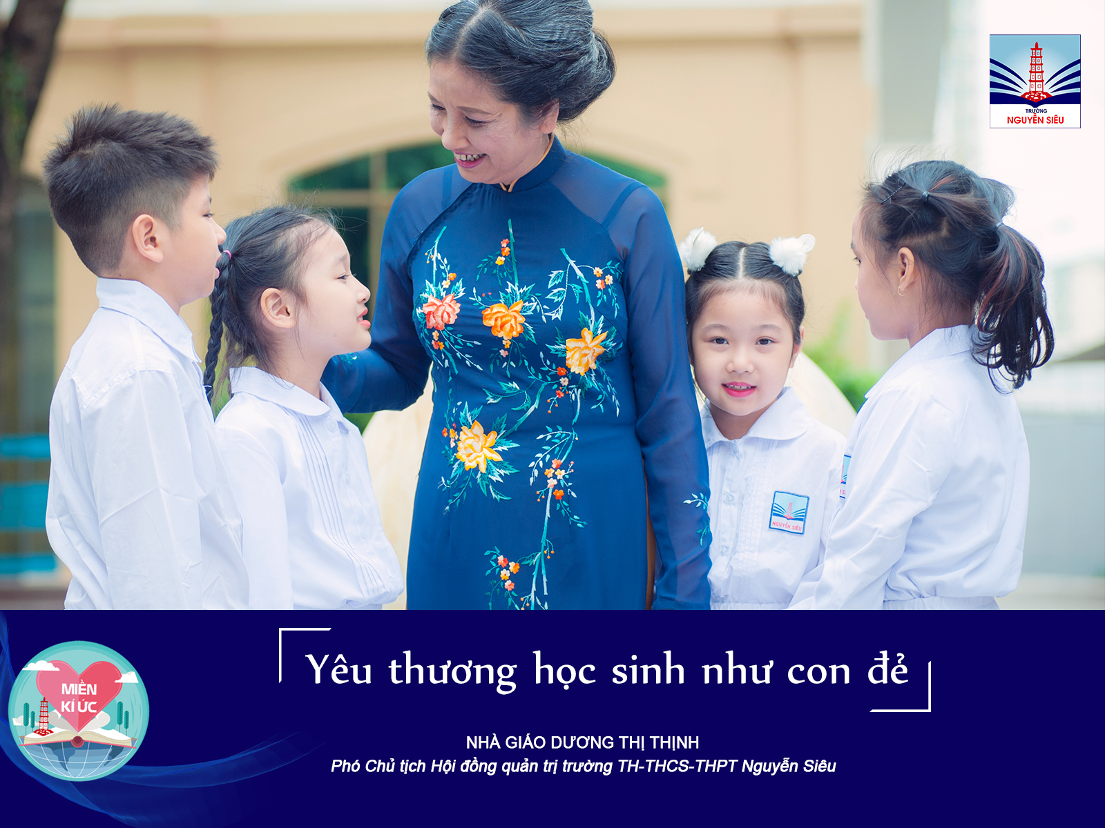 "Yêu thương học sinh như con đẻ"